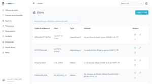 Biens et lots Envoi automatique de notifications sur les retours et relances lors de retards