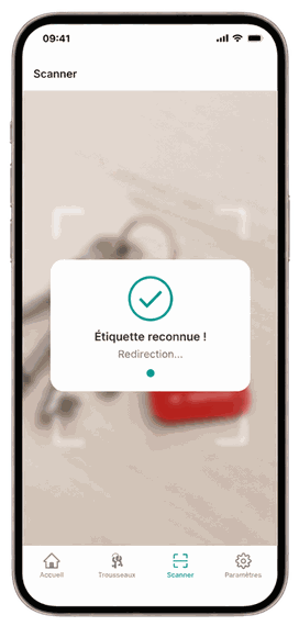 Confirmation de reconnaissance de l'étiquette
